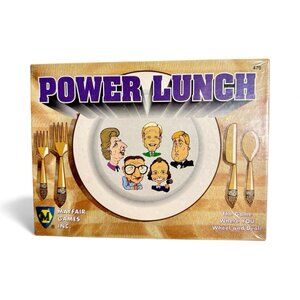POWER LUNCH Mayfair Games Inc. The Game Where You Wheel and Deal! (1994) NEW